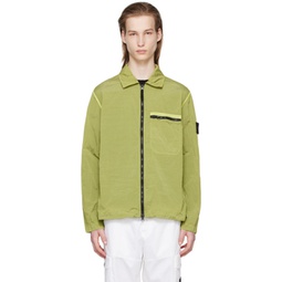 Green Patch Jacket 241828M180022