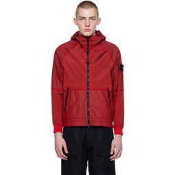 Red Patch Jacket 241828M180109