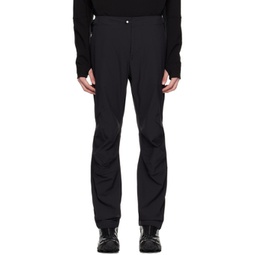Black Water-Repellent Trousers 241828M191003