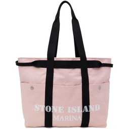 Pink Canvas Tote 241828M172000