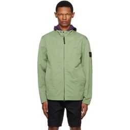 Green Patch Jacket 231828M180011