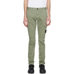 Green Patch Cargo Pants 231828M188012