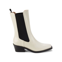 Miley Leather Ankle Chelsea Boots