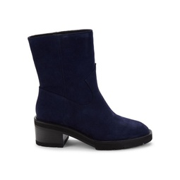 Boulevard Suede Anlke Boots