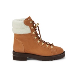 Rockie Lift Chill Leather & Shearling Ankle Boots