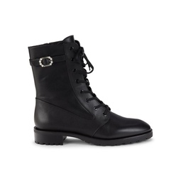 Dazzle Leather Ankle Boots
