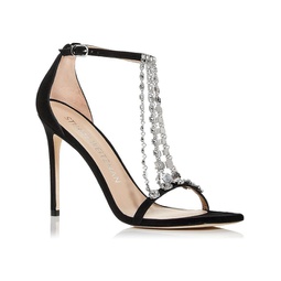 stardust 100 womens suede embellished heels