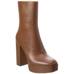 party zip leather bootie
