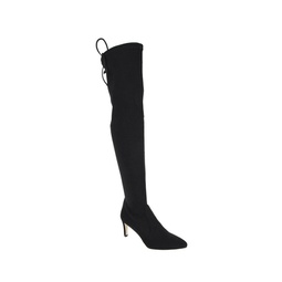 womens stretch fabric lycra over the knee boot
