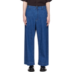 Indigo Four-Pocket Jeans 241608M186006