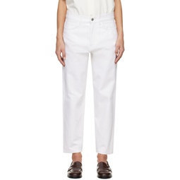 White Avanti Jeans 241608F069003