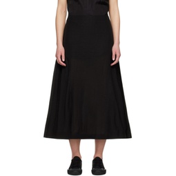 Black Centro Midi Skirt 241608F092005