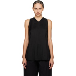 Black Forres Tank Top 241608F111000
