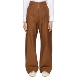 Brown Meyer Trousers 231608F087022