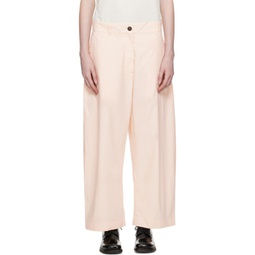 Pink Chalco Trousers 231608F087044