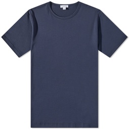 Sunspel Classic Crew Neck T-Shirt Navy