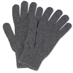 Sunspel Recycled Cashmere Glove Grey Melange