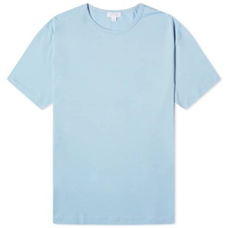 Sunspel Classic Crew Neck T-Shirt Sky Blue