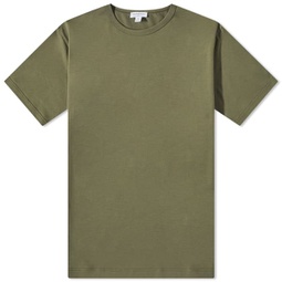 Sunspel Classic Crew Neck Tee Hunter Green