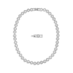 Angelic Swarovski Crystal Rhodium-Plated Necklace