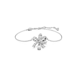 Volta Rhodium-Plated & Cubic Zirconia Bracelet