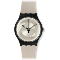 Swatch Unisex-Adult Analogue Quartz Watch with Silicone Strap SUOC104