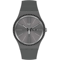 Swatch GREY RAILS Unisex Watch (Model: SUOM709)