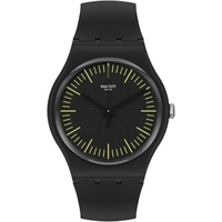 Swatch BLACKNYELLOW Unisex Watch (Model: SUOB184)