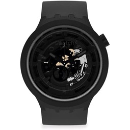 Swatch Bioceramic Quartz Black Dial Mens Watch SB03B100