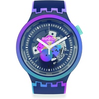 Swatch #RAINBOWINTHENIGHT Unisex Watch (Model: SO27N112)