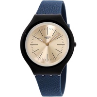 Swatch Unisex Adult Analogue Quartz Watch with Silicone Strap SVUN106