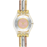 Swatch TRI-GOLD S Unisex Watch (Model: SS08K101B)