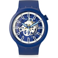 Swatch Iswatch Blue Quartz Unisex Watch SB01N102