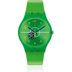Swatch Entusiasmo Green Dial Unisex Watch SUOZ175