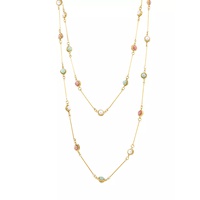 Candies 22K Goldplated & Mixed-Stone Station Necklace