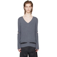 SSENSE Exclusive Gray Sweater 241612M206001