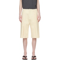 SSENSE Exclusive Off White Tailored Shorts 241612M193005