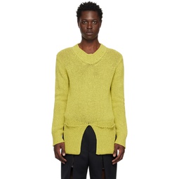 SSENSE Exclusive Yellow Sweater 231612M206002