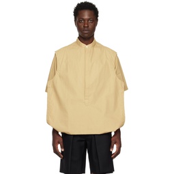 SSENSE Exclusive Beige Shirt 231612M192000