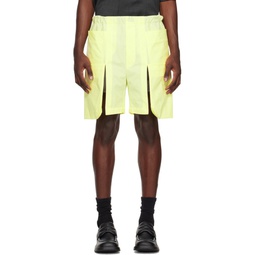 SSENSE Exclusive Yellow Shorts 231612M193001