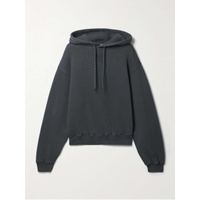 T BY ALEXANDER WANG Essential printed cotton-blend jersey hoodie