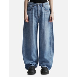 Oversized Low Rise Jean In Recycled Denim