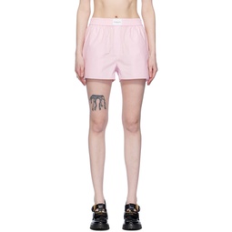 Pink Vented Shorts 241214F072001