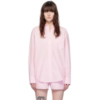 Pink Pocket Shirt 241214F109016