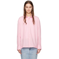 Pink Button Up Shirt 241214F109005
