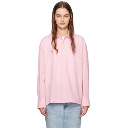 Pink Button Up Shirt 241214F109005