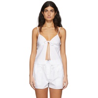 White Butterfly Camisole 221214F111020