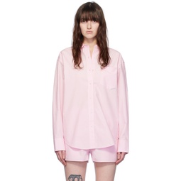 Pink Pocket Shirt 241214F109016