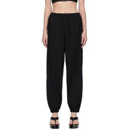 Black Relaxed-Fit Track Pants 232214F087000