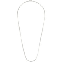 Silver Ball Chain S Long Necklace 241970M145000